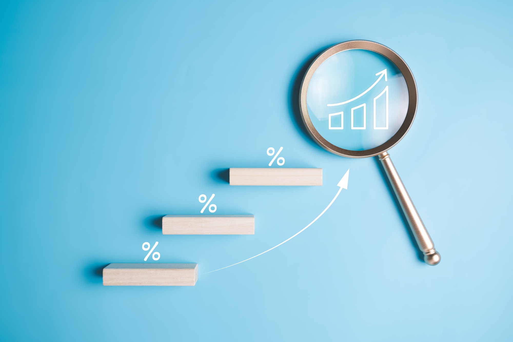 Target graph and percentage icons